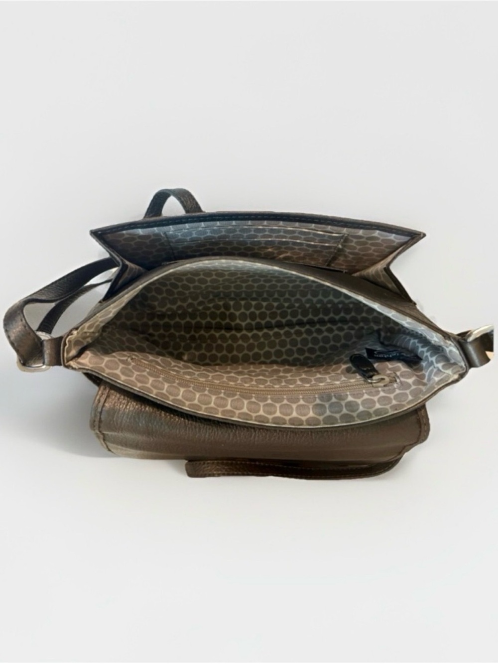Burberry Blue Label Olive Green Nylon Mini Tote Bag with Nova Check & Dust Bag - Picture 4 of 15